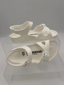 Birkenstock White Kids' Sandals - Comfortable and Stylish Size C10 - Picture 1 of 1