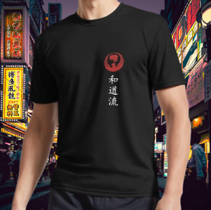 WaDo-Ryu Karate - kleines Symbol mit Kanji T-Shirt lustiges Logo T-Shirt Herren T-Shirt