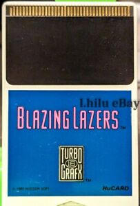 Blazing Lazers HuCard TurboGrafx 16 - Tested and works great