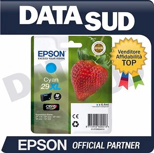 CARTUCCIA ORIGINALE EPSON 29XL CIANO XP-235,XP-332,XP335,XP-432,XP-435 - Picture 1 of 1