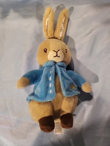 Peter Rabbit 9” Plush w/Blue Coat Beatrix Potter Rare Easter Bunny - Picture 1 of 5