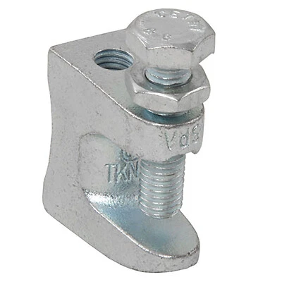 10x Trägerklammer Montage Halterung • M8, M10, M12 • Stahlguss verzinkt - Bild 1 von 4