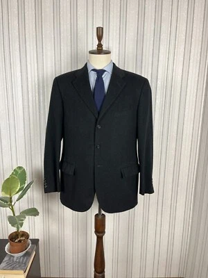Blazer Polo Ralph Lauren Gris Carbón Super Suave Cachemira Hecho en Italia 44, EU 54 Foto 1 de 4