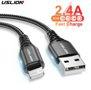 2.4A Kurz Original 30cm Ladekabel USB Kabel für Apple IPHONE 14 13 X 12 7 8 Se - Bild 1 von 3