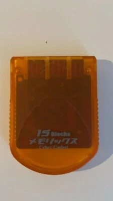 Memory Card SONY PLAYSTATION 1 PS1 COMPATIBILE  Trasparente 1Mb 15 Blocchi - Immagine 1 di 2