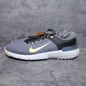 NIKE Free Golf NN Spikeless Golf Shoes Mens 11.5 Grey Gold Black FN0332-003 Nby - Picture 1 of 7