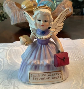 Vintage Porzellan Geburtstag Engel September �� SR Japan Top Zustand �� - Bild 1 von 9