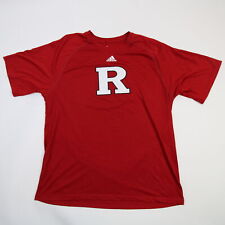 Rutgers Scarlet Knights adidas Climalite Short Sleeve Shirt Men's Red Used