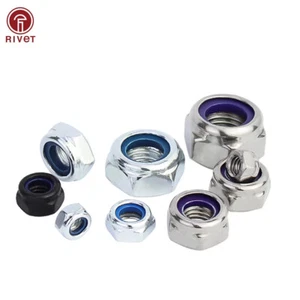 Self-locking Nuts AntiSlip Anti Loosening Locking Hex Screw Cap M3 M4 M5 M6 M8 - Picture 1 of 145