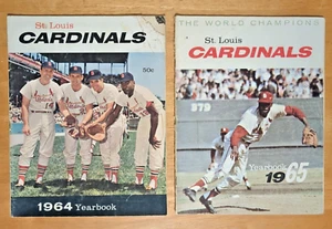 St. Louis Cardinals 1964 and 1965 Yearbook Lot - Picture 1 of 10