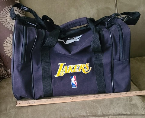 Vintage Starter Los Angeles Lakers NBA Duffle Bag Gym Basketball Bag Cover