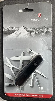 Victorinox Huntsman Swiss Army Knife Black un-opened original package - Image 1 of 3