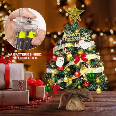 Künstlicher Weihnachtsbaum 60cm Kunstbaum Tannenbaum Christbaum für Büro Deko - Bild 1 von 4