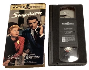 Suspicion Cary Grant Joan Fontaine VHS B&W 1941 Thriller ** BUY 2 GET 2 FREE - Picture 1 of 4