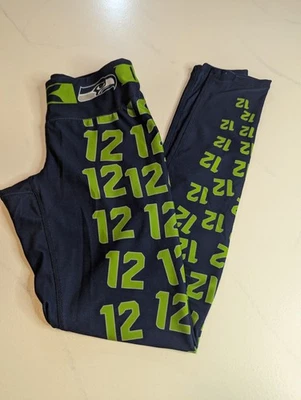 Seattle Seahawks "The 12s" NFL Team Apparel Women's Leggings Pants Size Small - Image 1 of 4