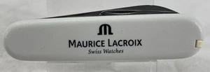 Victorinox Maurice Lacroix Swiss Army Pocket Knife 4 Tool - White Handle - Picture 1 of 11