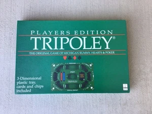 TRIPOLEY PLAYERS EDITION Kartenspiel 3D Kunststoff Tablett 100% KOMPLETT 1989 Cadaco - Bild 1 von 7