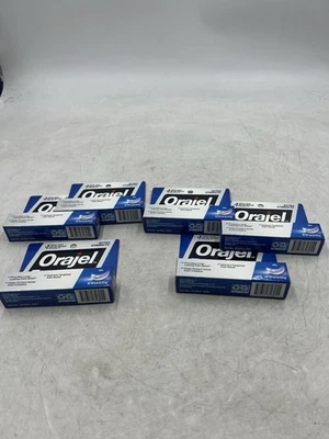 Orajel 3X Medicated Mouth Sore Gel Extra Strength Exp 05/2027 Pack Of 6 - Image 1 of 3