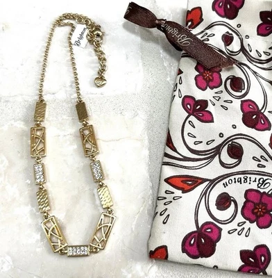 Collar Gargantilla Brighton Meridian Zenith Cristal Dorado Nuevo con Etiquetas Foto 1 de 3