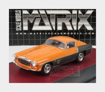 1:43 MATRIX Ferrari 375Mm Ch.0476Am Ghia Coupe 1954 Black Orange MX50604-181 - Immagine 1 di 2