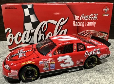 1998 Dale Earnhardt #3 Coke Coca Cola 1/24 Action Nascar Diecast RCCA Clear Bank - Image 1 of 4