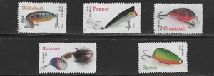 USA Stamp Used 2025 Forever Freshwater Fishing Lures VFNH - Picture 1 of 1