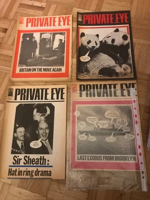 1973/4 Private  Eye joblot x 10 (Job5) - Image 1 of 3