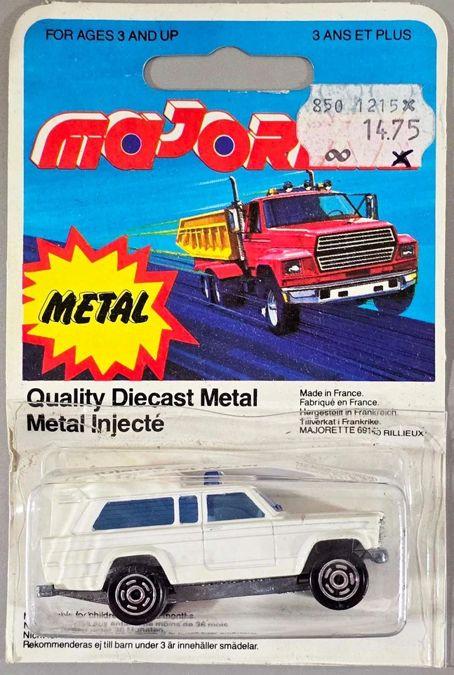 Ambulancia de colección Majorette Jeep Cherokee SJ Cruz Roja / #269 / Hecha en Francia Foto 1 de 4