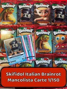 Skifidol Italian Brainrot - Trading Card Game - Mancolista Carte 1/150 - Scegli - Afbeelding 1 van 151