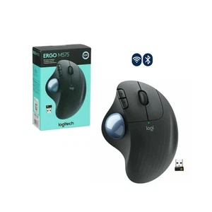Logitech Ergo M575 Wireless Trackball Mouse Bluetooth and USB 910-005869 - Picture 1 of 6