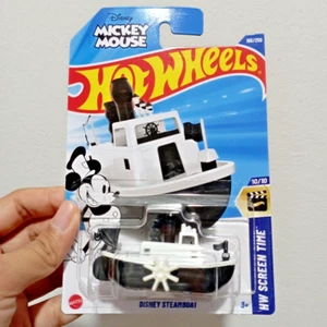 Hot Wheels 2025 Case H Disney Steamboat HW Screen Time - International Card #166 - Picture 1 of 3
