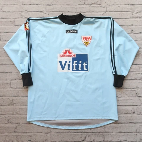 Rare Franz Wohlfahrt VfB Stuttgart Soccer Jersey Size XL Football 90s German Cover