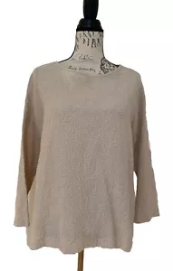 ICHI / ICHI Antiquites Linen Wool Cotton Blouse One Size - Picture 1 of 7