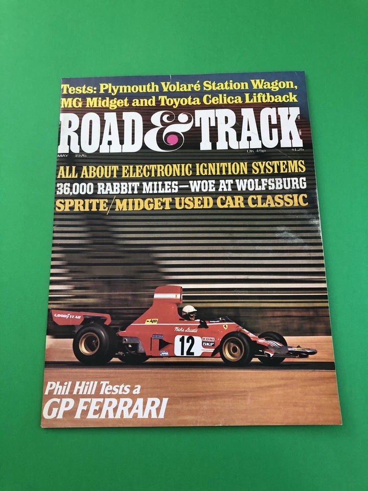 FERRARI NIKI LAUDA F1 FORMULA 1 ORIGINAL VINTAGE PRINT AD MAGAZINE COVER - Image 1 of 1