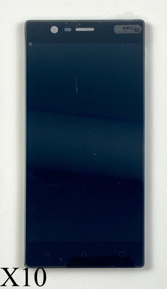 诺基亚 3 数字化触摸屏玻璃替换件黑色 10 件装 — 第 1/4 张图片