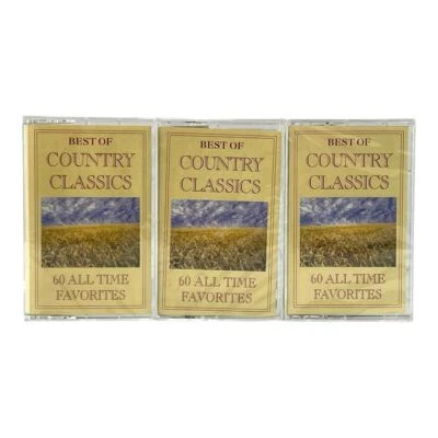 Best Of Country Classics 60 All Time Favorite 3 Volume Set Cassette Tapes Sealed - Image 1 of 4