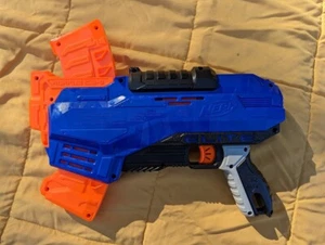 Nerf N-Strike Elite Rukkus ICS-8 Blaster Soft Dart Blaster Gun Tested Hasbro - Picture 1 of 2