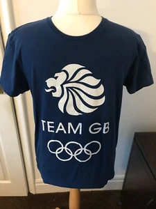 T-Shirt Uomo Ufficiale 'Team GB' Olimpiadi - Taglia L - Ottime Condizioni - Foto 1 di 9