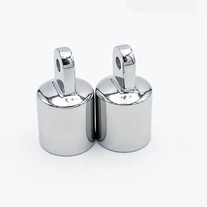 2 Pcs Bimini Top Eye End Cap Boat Fitting Marine Hardware 316 Stainless Steel