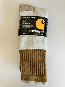 CN30 Carhartt Heavyweight Wool Boot Socks Boys Large - Picture 1 of 3