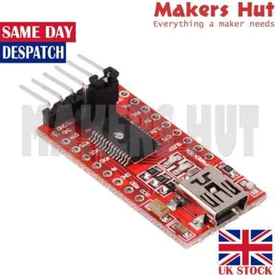 FT232RL 3.3V 5.5V FTDI USB to TTL Serial Adapter Module for Arduino Mini Port - Image 1 of 4