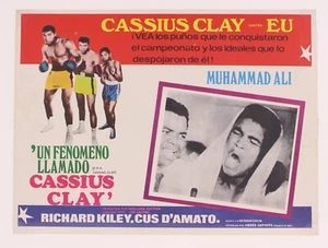 1970 Cassius Clay "Un Fenomeno Llamado" 12.5x17 Film Poster - Picture 1 of 1