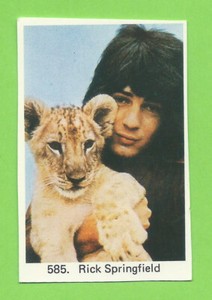 1974-81 Swedish Samlarsaker #585 Rick Springfield