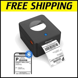 Bluetooth Thermal Label Printer for Shipping 4x6 Labels - Fast & Clear Printing - Picture 1 of 10