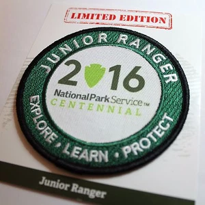 Junior Ranger Patch Official Centennial National Park 2016 NPS Parks Arrowhead - Picture 1 of 2