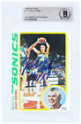 Jack Sikma autographed Supersonics 1978-79 Topps RC Card #117 w/HOF'19-(Beckett)