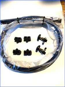 1965 66 Mustang NEW/REPRO Hood Bumpers/Adjusters/ Cowl Rubber 10 pc Kit - Picture 1 of 1