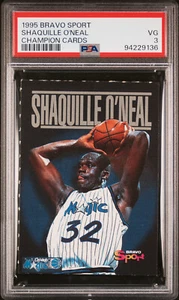 1995 German Bravo Sport Champion Shaquille Shaq O'Neal PSA 3 VG Pop 1, 1 Higher - Picture 1 of 2