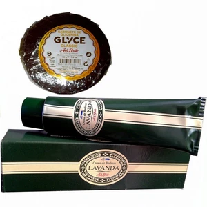 1x ACH BRITO CLAUS PORTO 100g Lavander Shaving Cream + 1x Soap Glyce Face Men - Picture 1 of 2