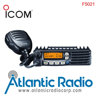 Icom F5021 VHF Mobile Two-Way Radio in Analog with 50 Watts & 128 Channels - Image 1 of 2